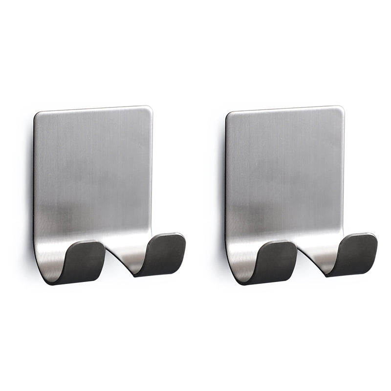 2 Pcs - Punch Free Stainless Steel Wall Hook