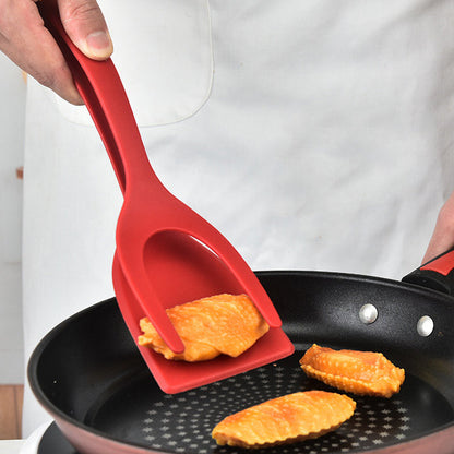 2-in-1 Grip and Flip Spatula Tong