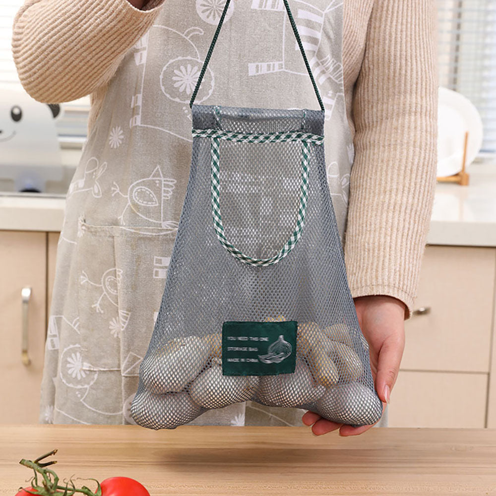 Kitchen Hanging Mesh Storage Bag