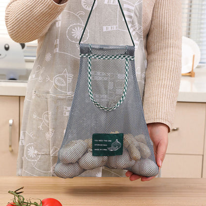 Kitchen Hanging Mesh Storage Bag