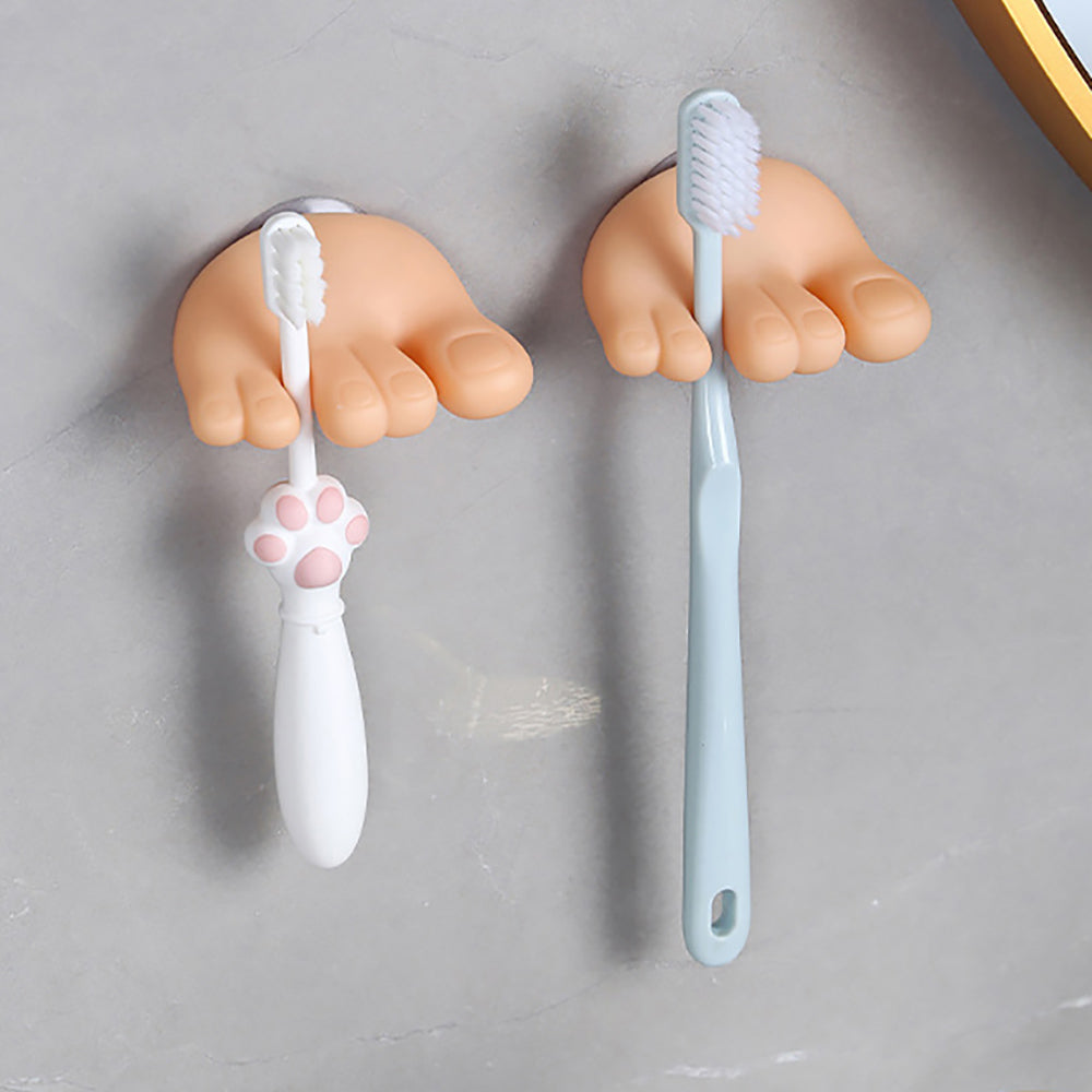 Funny Toe Toothbrush Holder