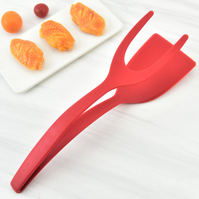 2-in-1 Grip and Flip Spatula Tong