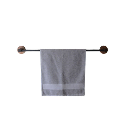 No drilling, Nail free, Adhesive - Solid Wood Bathroom Towel Rack