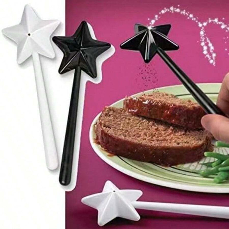 2 Pcs - Magic Wand Salt & Pepper Shakers