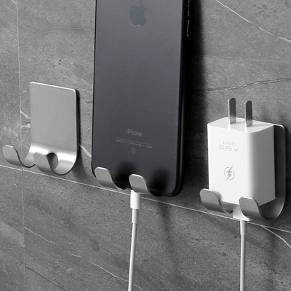 2 Pcs - Punch Free Stainless Steel Wall Hook