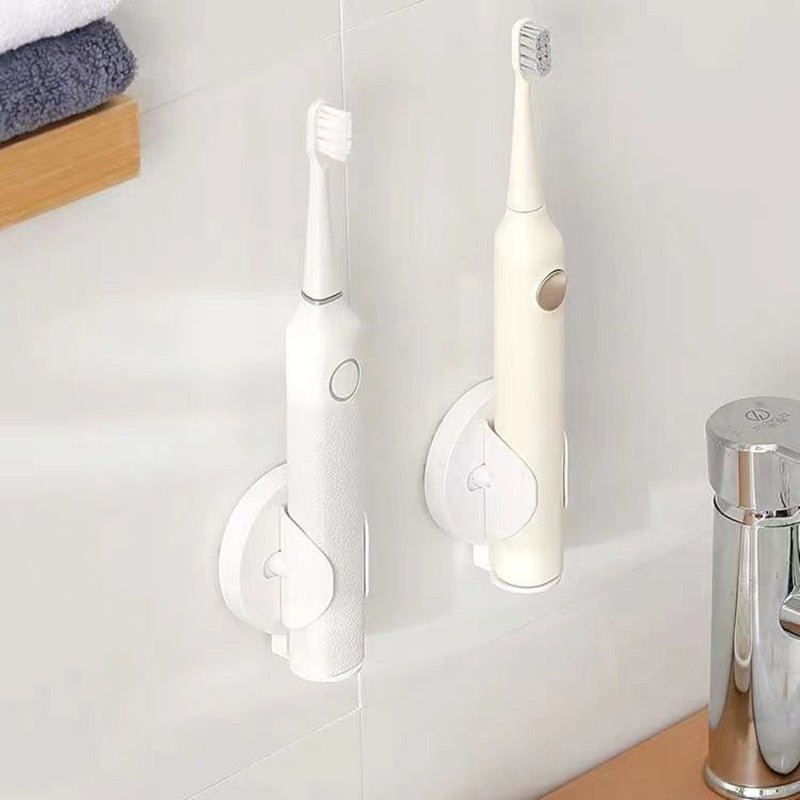 2 Pcs - Wall Mounted Punch - free Toothbrush Holder - Zenvy