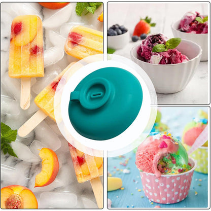 4 Pcs - Drip Free Silicone Popsicle Holder