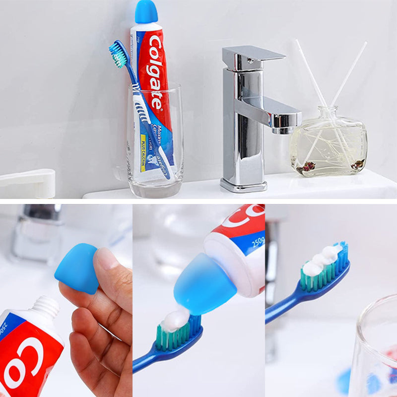4 Pcs - Self Closing Toothpaste Cap