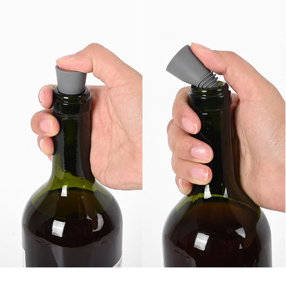 4 Pcs - Silicone Wine Bottle Stopper