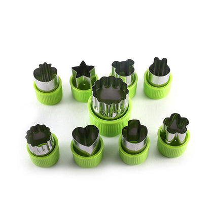 9 Pcs Stainless Steel Shape Cutters