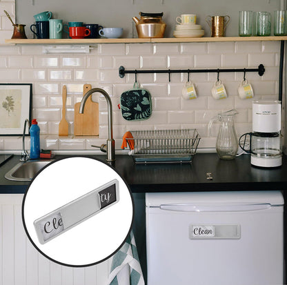 Dishwasher Magnet Clean Dirty Sign