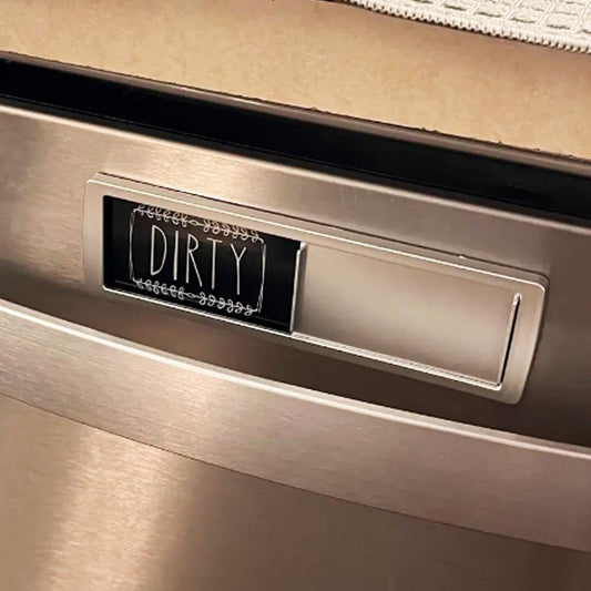 Dishwasher Magnet Clean Dirty Sign