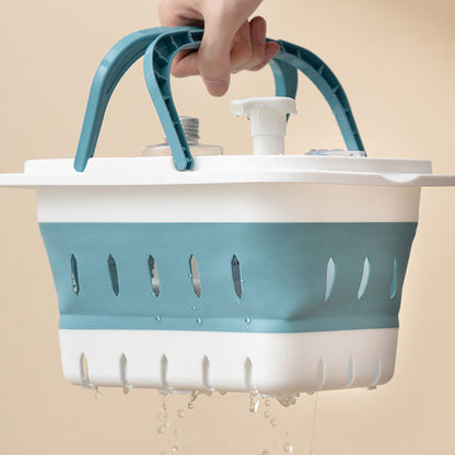 Foldable Shower Caddy with Handle