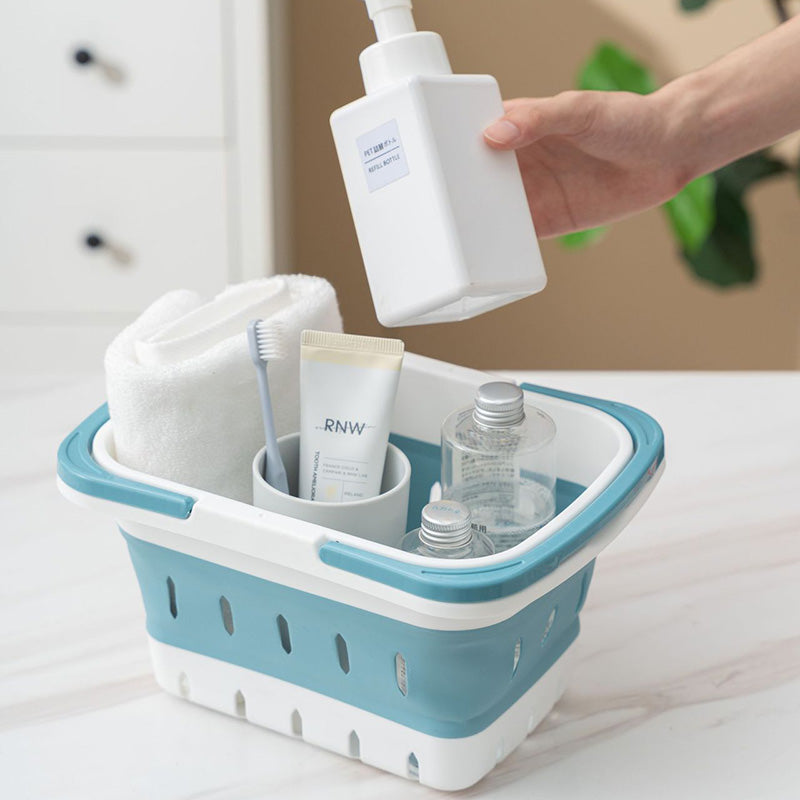 Foldable Shower Caddy with Handle