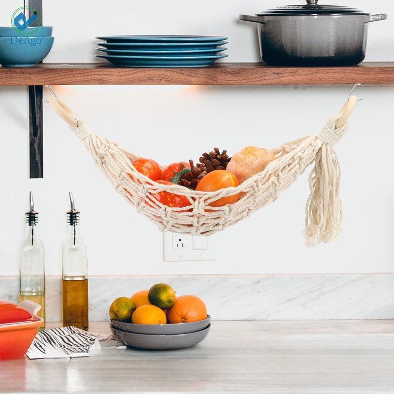 Macrame Fruit & Veggie Hammock
