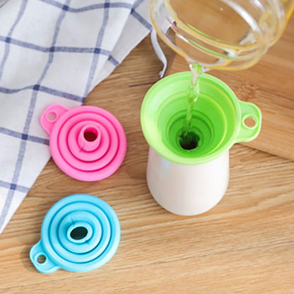 3 Pcs - Collapsible Kitchen Funnel