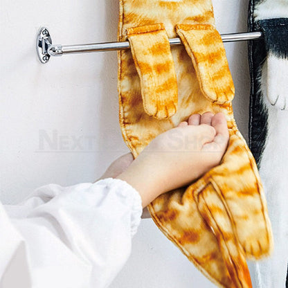 Adorable Cat Hand Towel