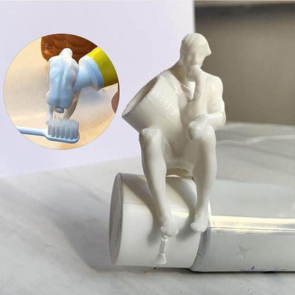 Pooping Thinker Toothpaste Topper