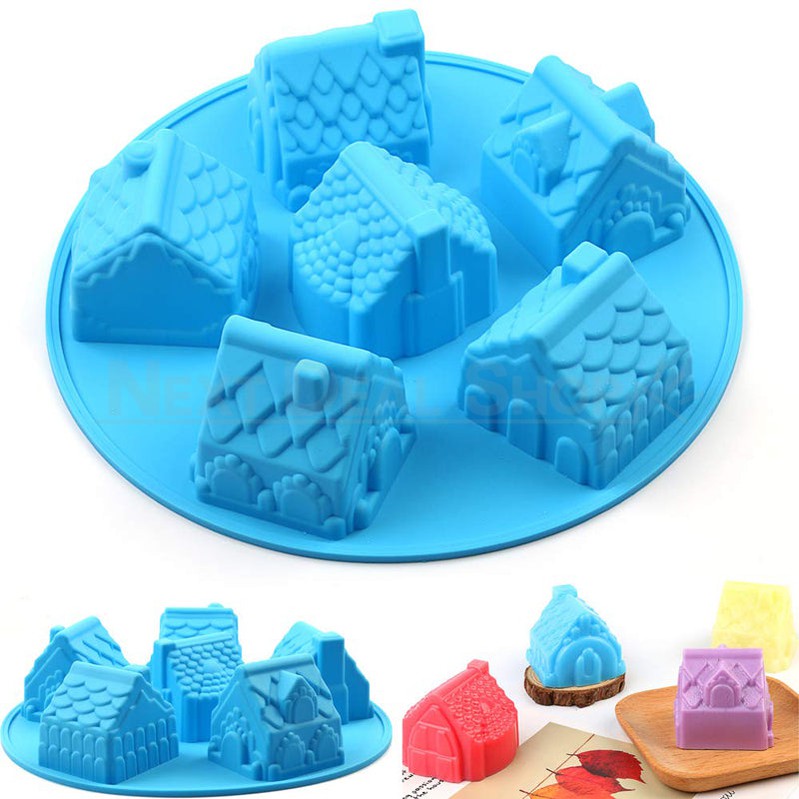 Silicone Gingerbread House Baking Mold