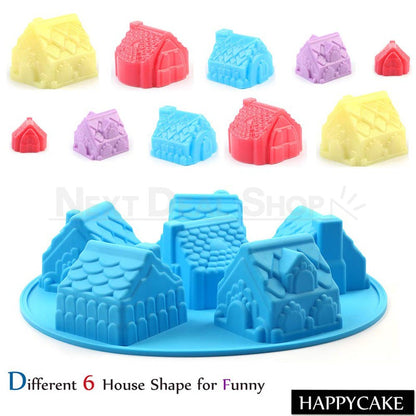 Silicone Gingerbread House Baking Mold