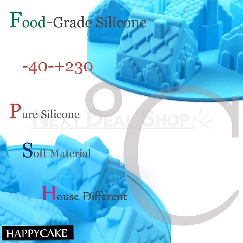 Silicone Gingerbread House Baking Mold