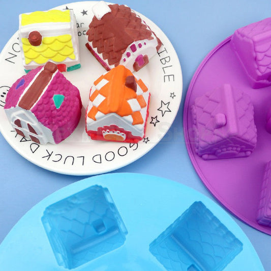 Silicone Gingerbread House Baking Mold