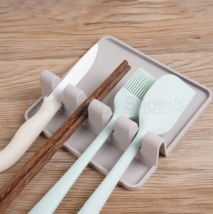 Silicone Spoon Rest with Drip Pad