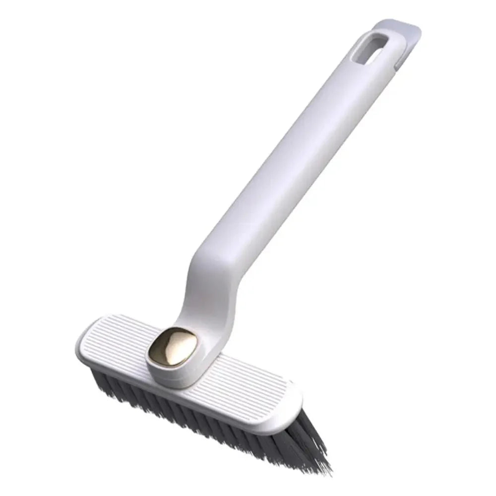 Escova rotativa multifuncional para limpeza de frestas com cerdas rígidas - 2 em 1