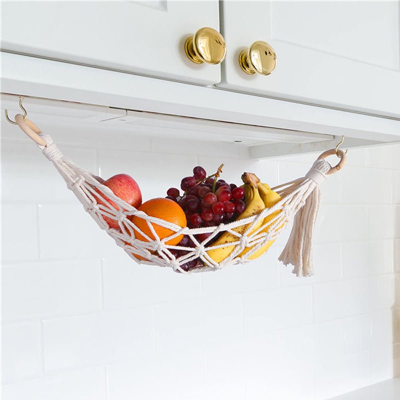 Macrame Fruit & Veggie Hammock - Zenvy