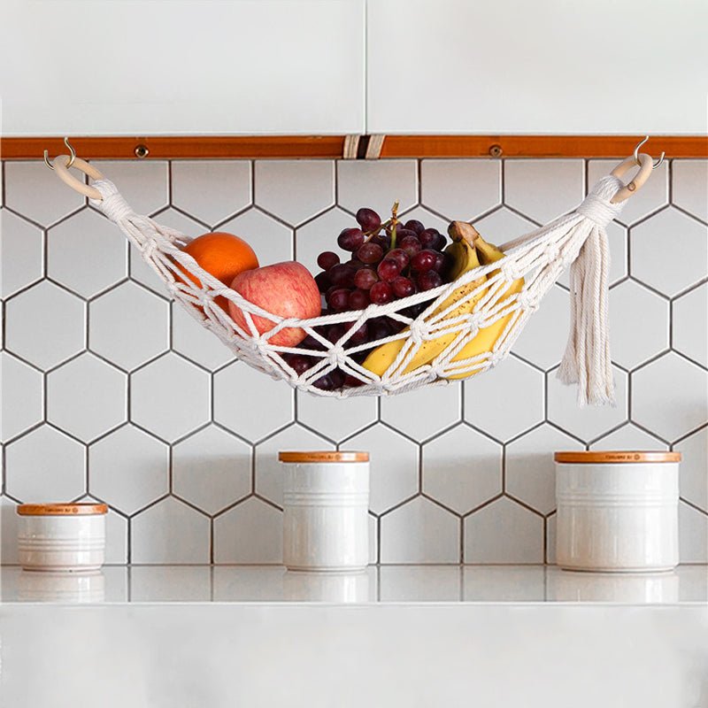 Macrame Fruit & Veggie Hammock - Zenvy