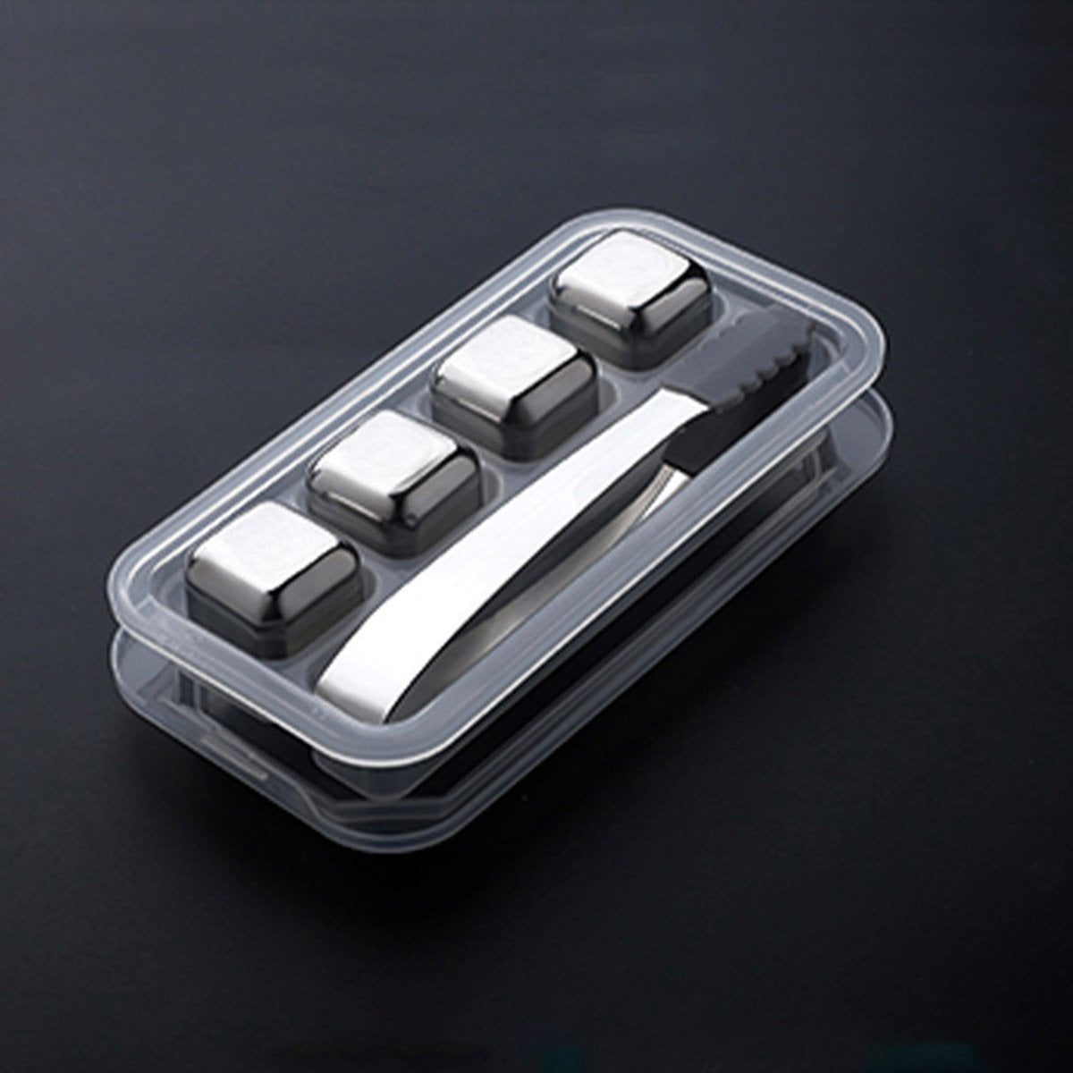 4 Pcs Stainless Steel Ice Cubes